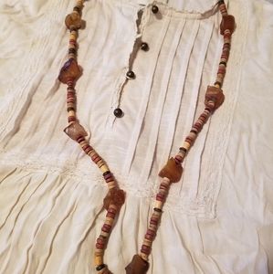 Knox Rose Peasant Prairie Cream White Sheer